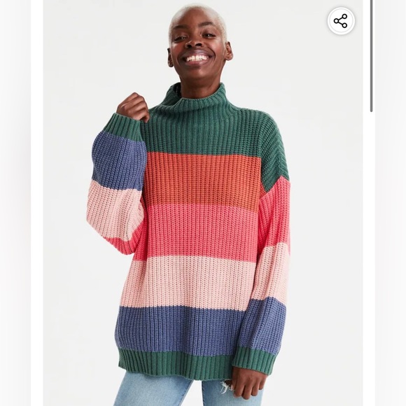 American Eagle Outfitters Sweaters - American Eagle Oversized Mock Neck Sweater